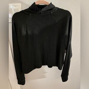 Calvin Klein Black Ribbed Women's Sweater